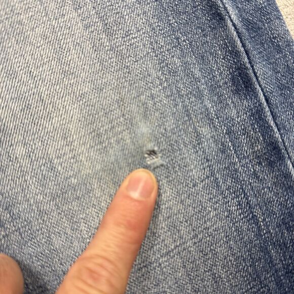 American Eagle Men’s 28x28 Slim Straight Jeans Light Wash 100% Cotton - Picture 3 of 10